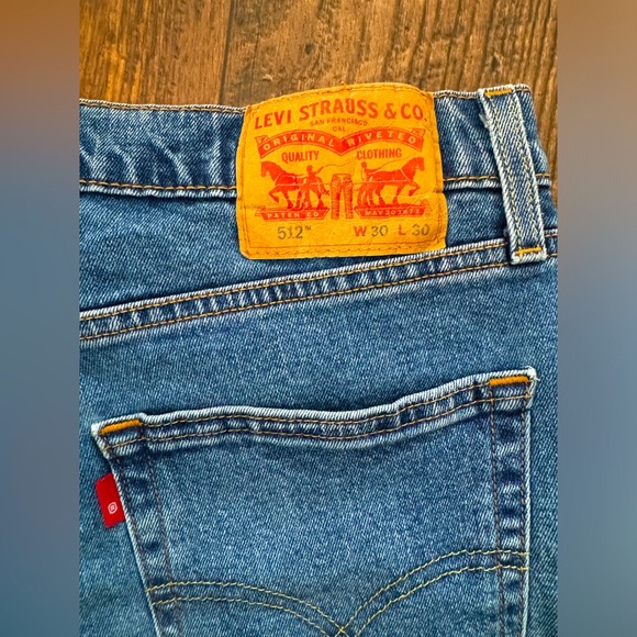 Mens Levi’s 512 Jeans - Picture 3 of 4